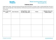Worksheets for kids - comparing-stories